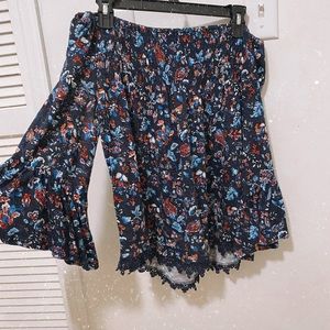 Off the Shoulder Blouse💜💙